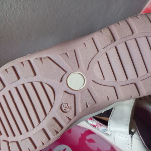 Girls' sandals size 29 new, white and pink