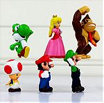  6 Φιγουρες Super Mario Bros