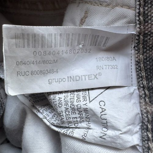 Zara baggy cargo shorts like new, size M, gray and green
