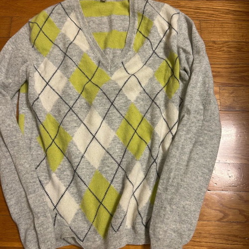 Burberry cashmere sweater S gray like new authentic