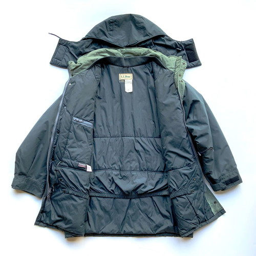 L.L.Bean Gore-Tex & Thinsulate Men's Parka Coat used, XL, gray green