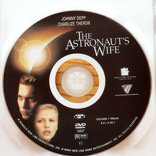 The Astronaut's Wife DVD like new, psychological sci-fi thriller