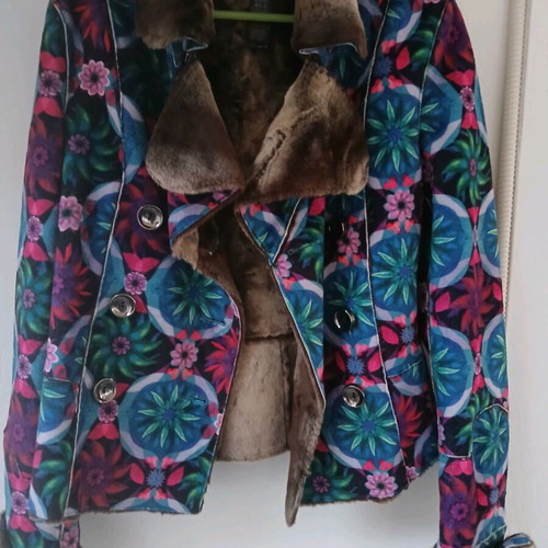Custo Barcelona jacket coat like new, multicolored