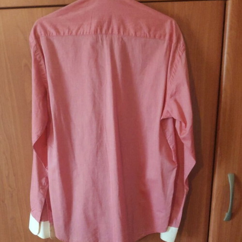 Dino Erre men's shirt used, white and pink, size XL