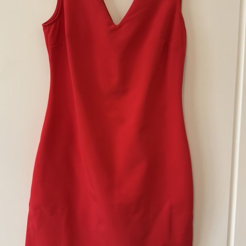 Mini red dress like new, size S