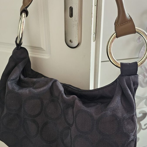 Sequoia shoulder bag used, black and gray