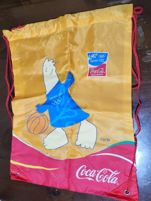 Athens 2004 Olympic Games Coca-Cola shoulder bag like new, basketball