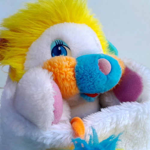 Popples "Puffball" 1986 Mattel plush new, large size 30cm