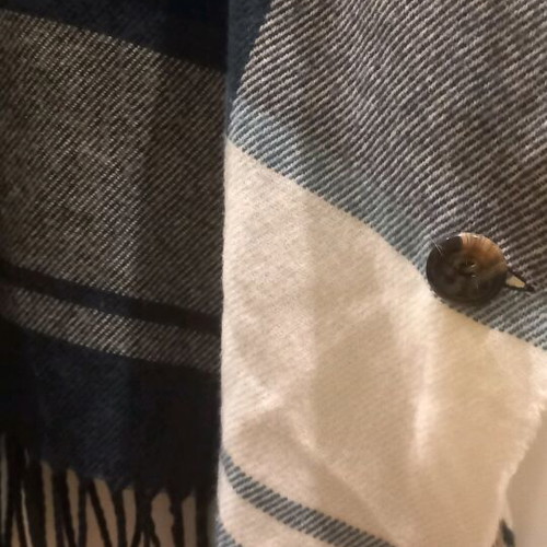 Pepe Jeans checked cape like new, summer blue