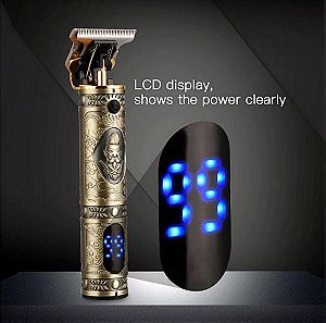 Ξυριστική Μηχανή και Trimmer με LED Professional Hair Trimmer