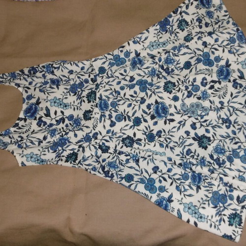 H&M dress like new, mini size 38, blue floral