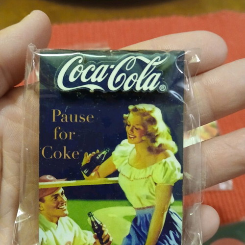 Collectible 3D vintage Coca Cola magnet new