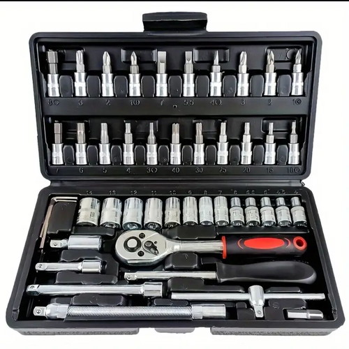 Plastic case 46-piece new with tools