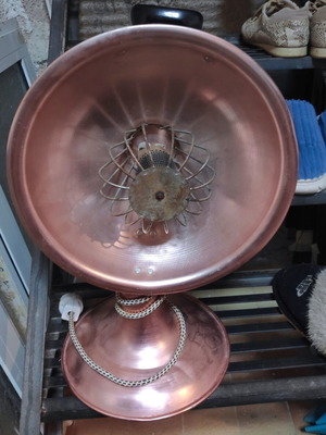 Copper space heater used, functional