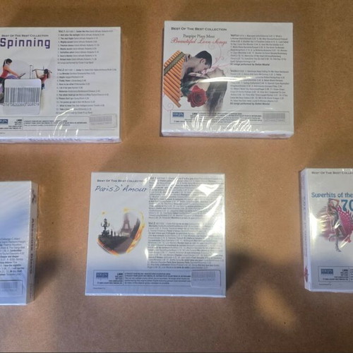5 CD collections new, various music genres