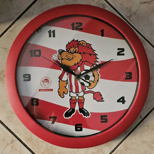 Ρολόι τοίχου Ολυμπιακός καινούριο
