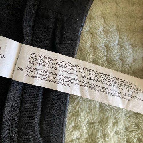 Stradivarius black mini skirt leather look size EUR 36 like new