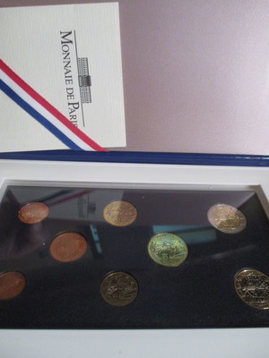 France 2002 euro proof set like new
