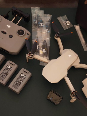 DJI Mini 2 Fly More Combo drone with extras