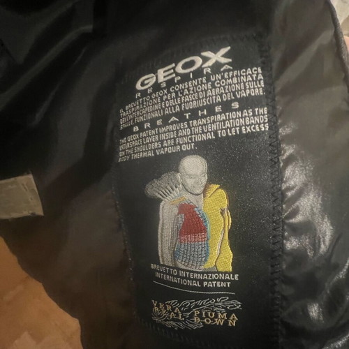 Geox thick jacket like new, unisex, gray with large pockets