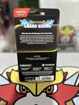 Chaos Rising Checklane Blister Sealed Toxel Promo Pokemon Card