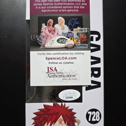 Funko Pop Gaara #728 special edition like new, signed