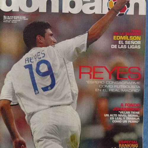 Don Balon magazine issue 2-8/10/2006 with David Villa poster like new