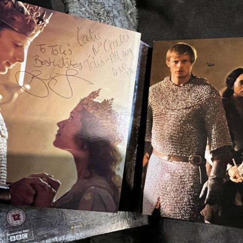 Merlin Season 4 Blu Ray like new, autographed by Colin and Katie