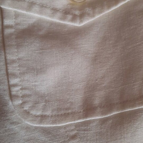 Lola suit set 100% linen size 36 like new, white jacket and skirt