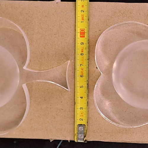 Home decoration set heart and clover
