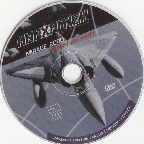 Mirage 2000 DVD like new, documentary about fighter aircraft