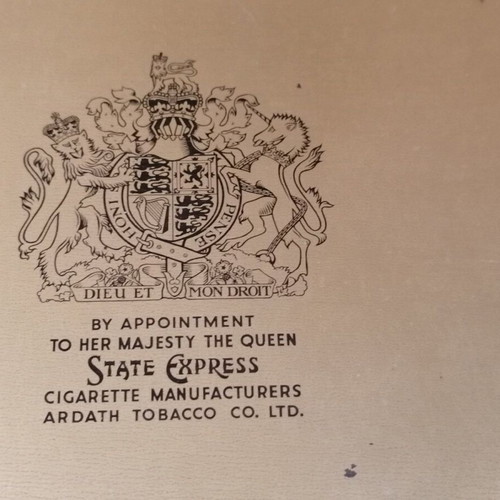 State Express 555 Cigarette Tin Box used litho vintage