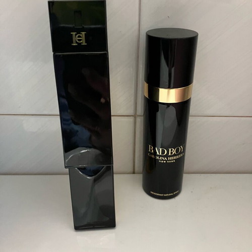 Bad Boy Carolina Herrera 100ml gift set like new
