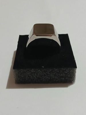 Steel ring new silver color