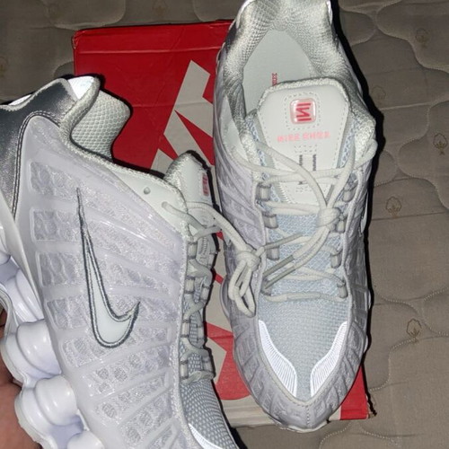 Nike Shox TL sneakers white/silver new