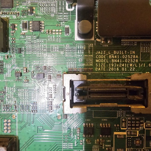 Samsung TV mainboard used, compatible replacement part