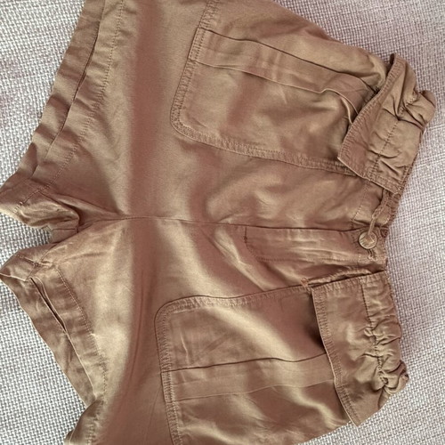 Benetton Kids' Brown Shorts Like New, Size 166 cm, Age 13-14