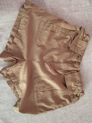 Benetton Kids' Brown Shorts Like New, Size 166 cm, Age 13-14