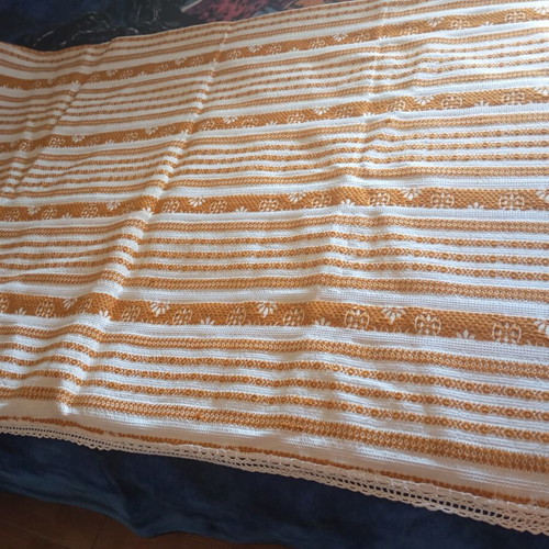 Woven vintage blanket 170x220 cm, new
