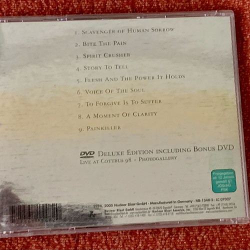 Death The Sound of Perseverance Deluxe Edition CD + DVD like new