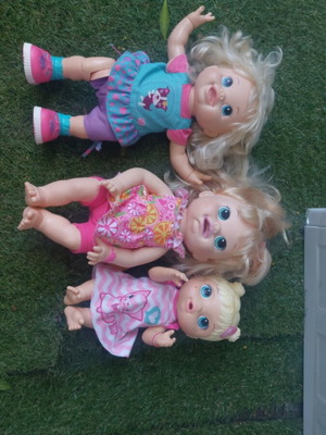 Κούκλες Baby Alive μεταχειρισμένες, πακέτο τριών, λειτουργικές
