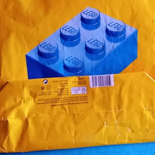Large Lego paper packaging bag used