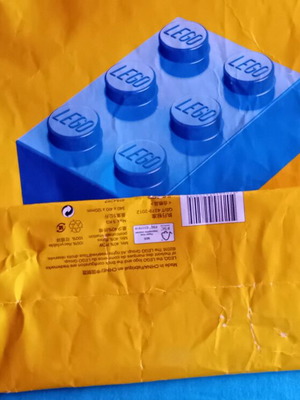 Large Lego paper packaging bag used