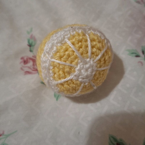 Handmade knitted fruits like new, set of 10 pieces