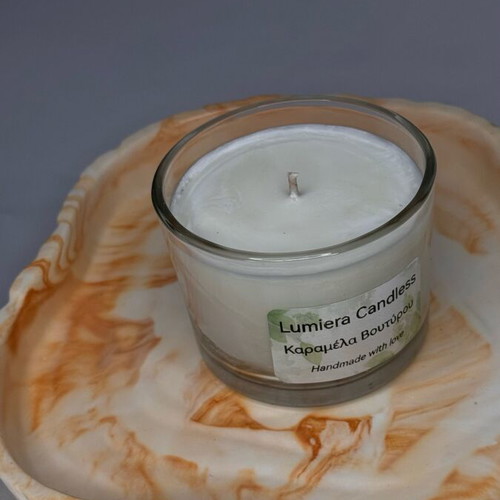 Butterscotch Candle handmade new with sweet fragrance