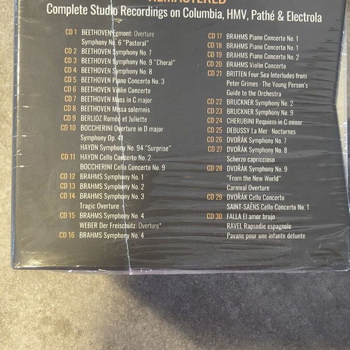 Carlo Maria Giulini Remastered Complete Studio 60 CD set new, classical