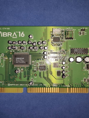 Creative Labs Sound Blaster 16 ISA sound card CT4180 like new