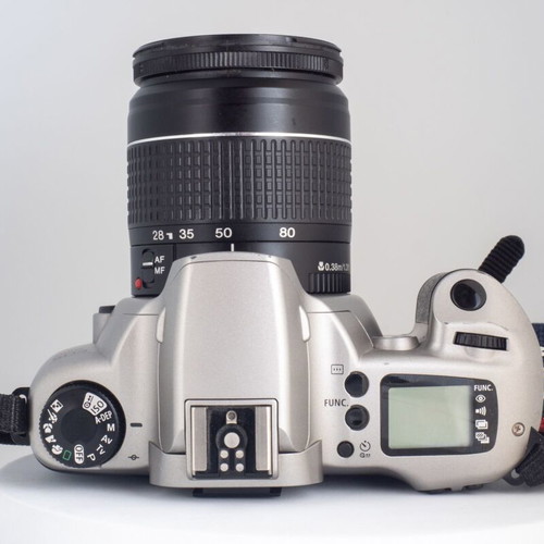 Canon EOS 3000N 35mm film SLR camera with EF 28-80mm lens used