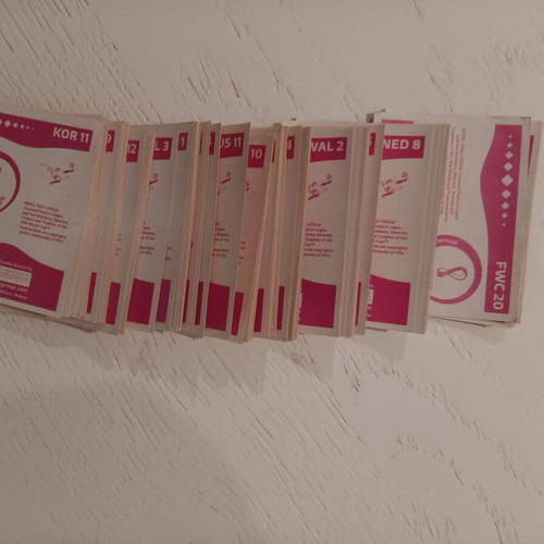 103 Stickers MUNDIAL 2022 QATAR (PANINI) in excellent condition