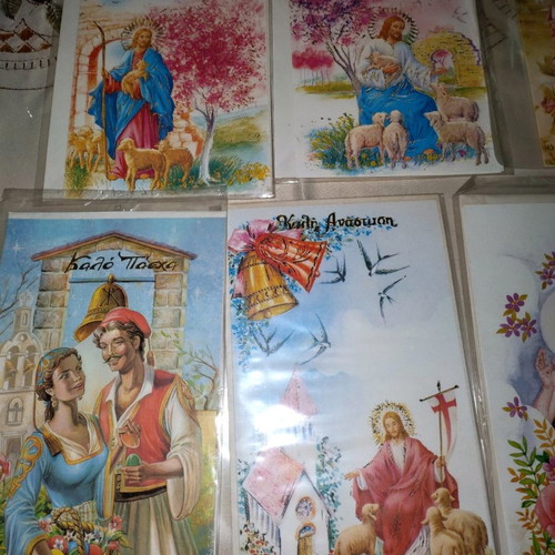Easter cards new with Jesus designs in envelopes